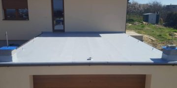 Hydroizolace střechy garáže Kly